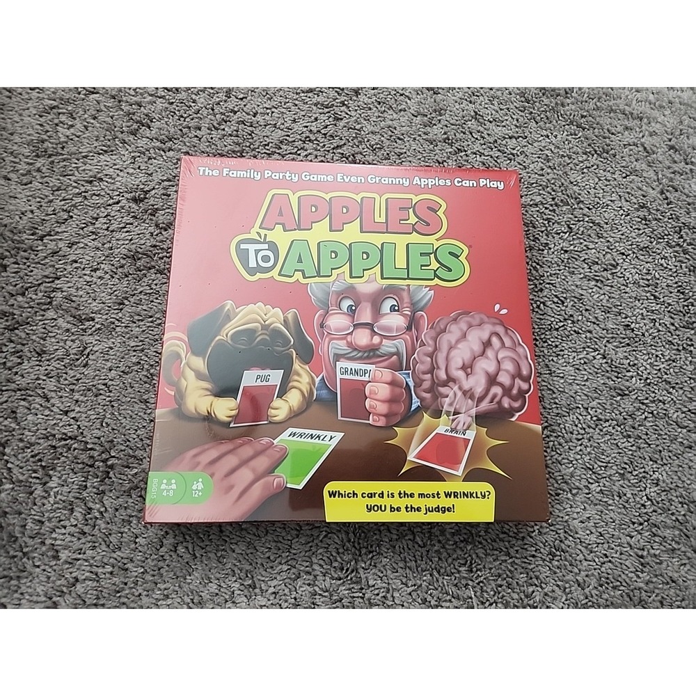 Mattel Apples to Apples Party Game Unisex OS Red Factory Sealed BGG15